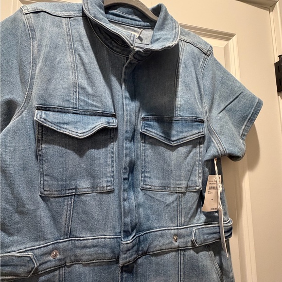 Good American Fit for Success Women's Denim Jumpsuit - Picture 6 of 9